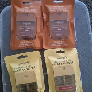 Moisturizing Spray Hand Sanitizer Set - Caramel Cinnamon & Champagne Apple